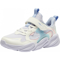 鸿星尔克（ERKE）儿童鞋2024秋季儿童中性休闲运动鞋男童女童 霓裳紫/微晶白 36码