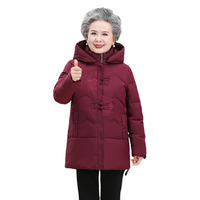 【中老年款】女式保暖羽绒服冬季御寒旅游出行通勤款防风外套