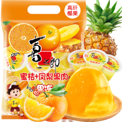 喜之郎 蜜桔凤梨椰果冻15杯520g