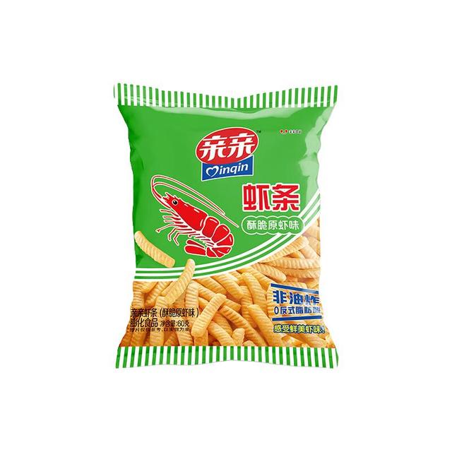 亲亲 膨化大包办公室休闲零食小吃食品 虾条原味