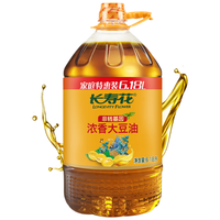 长寿花 熟榨浓香大豆油6.18L