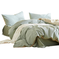 网易严选水洗棉系列-A类柔有氧全棉四件套2代 【升级加厚】烟灰蓝 【床单】1.8m