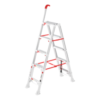 奥鹏梯子家用梯可折叠伸缩梯人字梯五步梯室内登高户外工程梯便捷 锁扣梯-锁稳不晃-五步梯