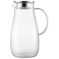 京东京造逸居玻璃水壶耐热泡茶壶家用带把手大容量玻璃水杯凉水壶2L 凉水壶 2L