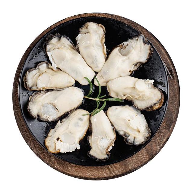 美加佳 韩国大号冷冻牡蛎肉 &生蚝肉净重 &1斤 27-33只 烧烤食材 