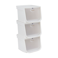 收纳叠叠乐 翻盖式河马口整理箱