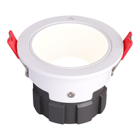 雷士 NVC Lighting照明 雷士 NVC Lightingled筒灯客厅天花射灯嵌入式铝材白色7瓦三色开孔75-80mm