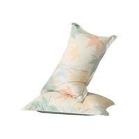 水星家纺100%全棉枕套纯棉枕头套一对装 双人印花枕芯套 繁花落枫48×74cm 【特价纯棉亲肤对枕套】落枫