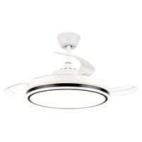 ARROW箭牌照明 风扇灯高显变频卧室隐形吊扇灯餐厅客厅JPXZ358