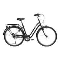 迪卡侬 城市自行车黑色M号1.65-1. 80m-26英寸-2431017