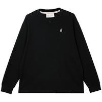 【亨利领】杰克琼斯男装25秋季长袖T恤刺绣宽松打底衫肌理感