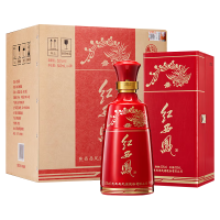 西凤酒 红西凤 52度 500ml*4 整箱装 凤香型白酒