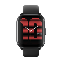 跃我 心率监测 智能手表  硅胶表带 黑色 银色 42mm