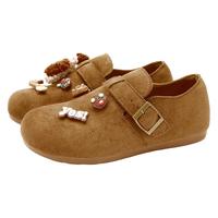 西遇 马上有钱勃肯鞋女2026春季新款全包厚底增高单鞋卡通休闲鞋子