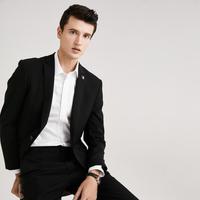 雅戈尔 秋季舒适修身剪裁优雅素色男士西服上衣