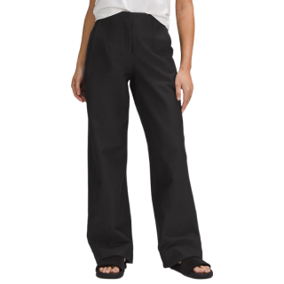 lululemon 丨Utilitech™ 女士宽松剪裁中腰长裤 LW5GLXA 黑色 M