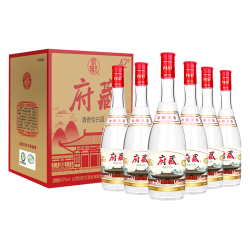 汾阳王 红盖 清香型白酒 42度 475ml*6瓶 整箱装 杏花村产区 家乡酒