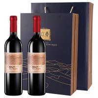Zhangyu 张裕 干红葡萄酒双支木盒（宁夏 美乐）750ml*2
