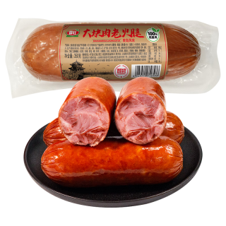喜旺 大块肉老火腿350g*2青岛老火腿方便即食山东特产下酒菜火腿肠