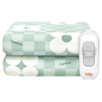 移动端、京东百亿补贴：彩虹生活 单人单控无纺布电热毯电褥子1.5*0.7米宿舍适用