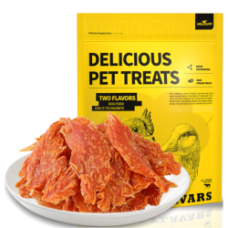 HELLOJOY 狗狗零食鸡肉干泰迪金毛幼犬磨牙补钙训练励 黄金鸡胸肉360g