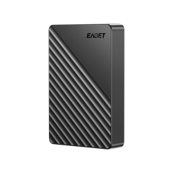 忆捷 双盘备份 移动硬盘  格纹黑 1TB