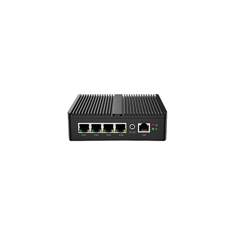 倍控N100工控机N200 I3-N305 N300迷你电脑爱快软路由ROS防火墙linux服务器嵌入式边缘计算 准系统