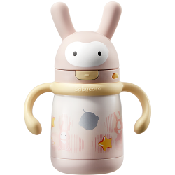 babycare 儿童保温杯 粉 300ML