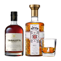 TARALOTTI 塔拉罗蒂 威士忌洋酒组合2瓶英国进口基酒烈酒可乐桶自饮酒水40度 700ml