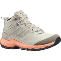 迪卡侬 徒步鞋女户外休闲登山鞋女防滑防水透气春秋高帮 MH500 浅白垩灰 37