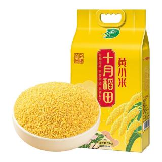 十月稻田 黄小米2.5kg  粗粮杂粮煮粥蒸饭