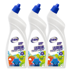 老管家 洁厕灵液 马桶清洁除菌 500ml*3瓶 清香型
