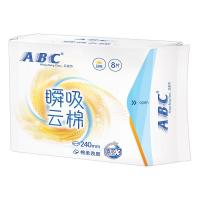 ABC 瞬吸云棉 日用卫生巾 72片