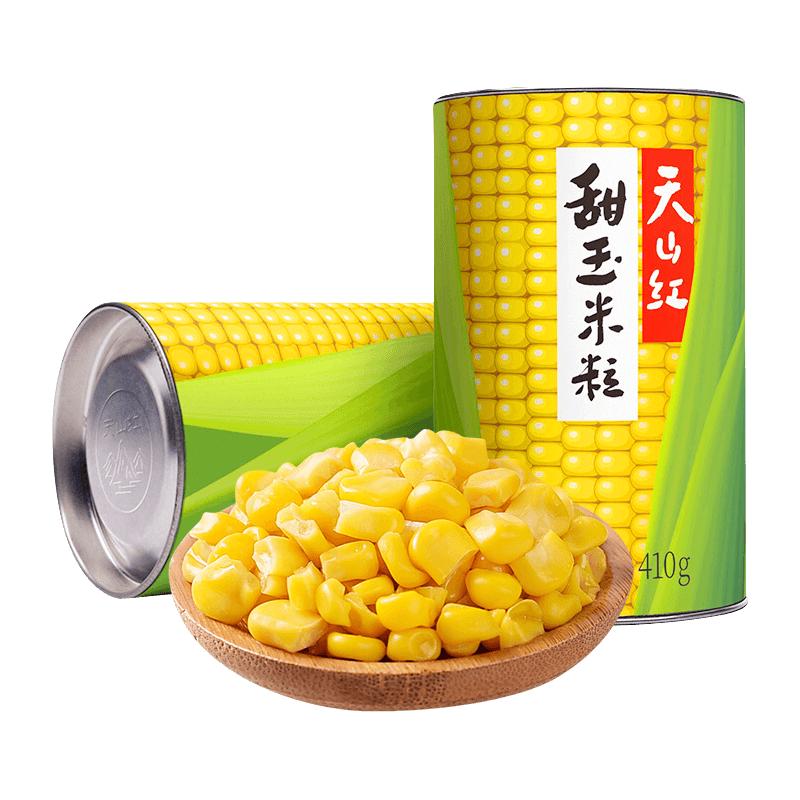 天山红 甜玉米粒 410*2罐