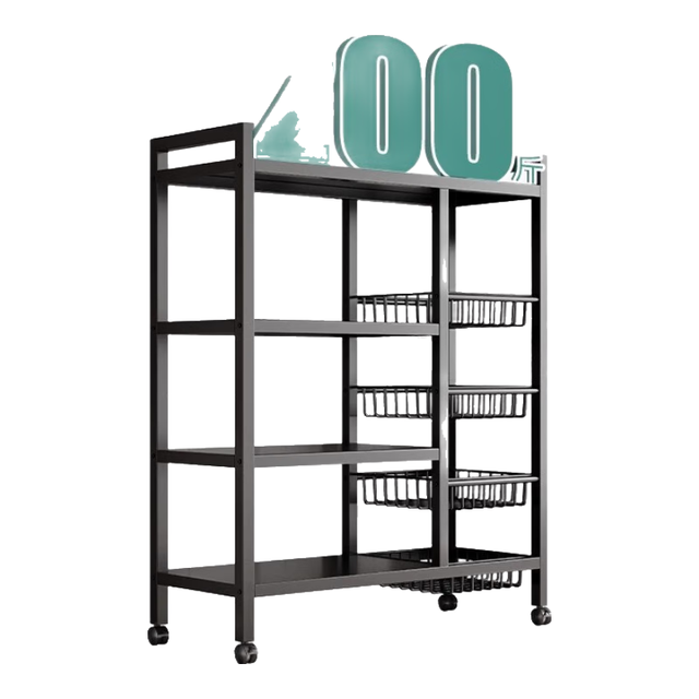 霓峰 厨房置物架 50长（2网1板）