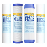 远大健科 升级160克重 净水器滤芯套装 前三级通用滤芯 4支装