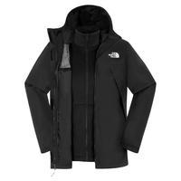 北面 三合一冲锋衣女抓绒内胆防风防水吸湿排汗防勾丝25秋冬|8HM5 4H0/宇宙黑 L/165