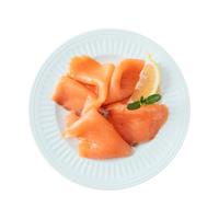 鲜京采烟熏三文鱼切片（大西洋鲑）300g   海鲜水产 轻食 原味烟熏三文鱼  300g