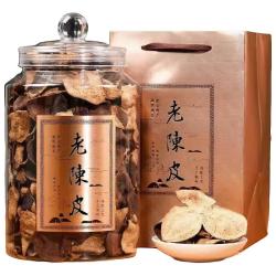 山间饮茗 新会老陈皮 十年陈 300g罐装 送焖壶
