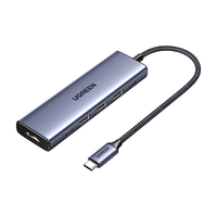 绿联 拓展坞 6合1【4K投屏+C口+USB3.0】