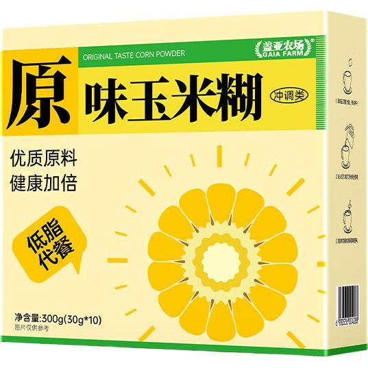 盖亚农场 原味玉米糊 300g*3盒