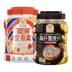 SHEGURZ 即食燕麦片黑麦片组合 2200g