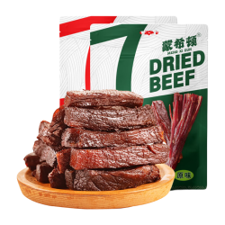 蒙希顿 手撕风干牛肉干 原味+香辣 共500g
