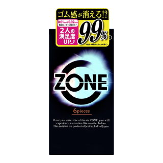 JEX捷古斯避孕套套ZONE系列超薄隐形润滑6只装成人用品