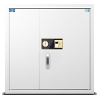 虎牌(TIGER)电子保密柜大型指纹密码锁钢制保险柜办公用文件柜91cm 开启无需钥匙