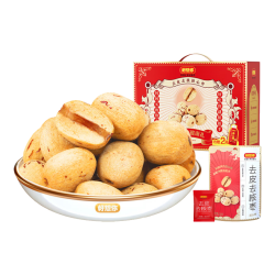 好想你 _去皮去核红枣 安心枣休闲零食灰枣新疆大枣果干儿童即食婴儿辅食 阿胶固元糕180g*3盒+手提袋