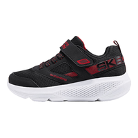 Skechers斯凯奇儿童男童网面休闲鞋中大童轻便缓震跑鞋403985L 男童/黑色/红色/BKRD 36
