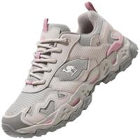 骆驼（CAMEL）户外登山鞋女士夏季透气舒适耐磨防滑山地徒步鞋户外运动鞋男 F23A693007，灰色，女 36