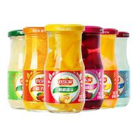 HUANLEJIA 欢乐家 6合1组合水果罐头256g*6罐