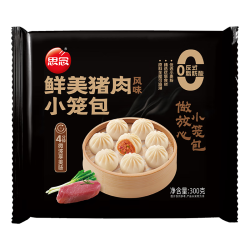 思念 小笼包鲜美肉馅300g 赠汤圆1件